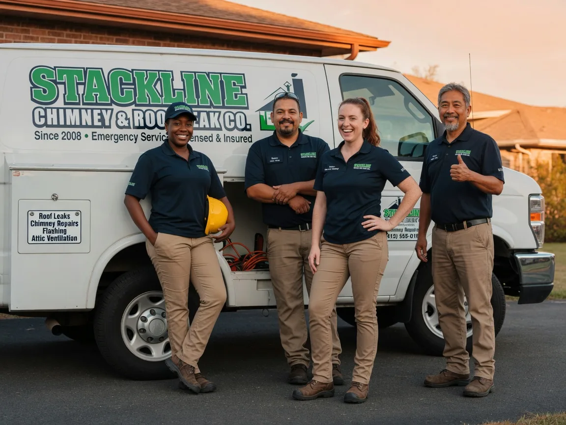 Chimney flashing repair company in Millerton, OK